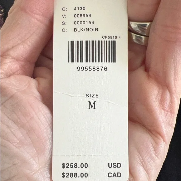 Anthropologie MAEVE 3-D Brynne Butterfly Embellished Black Midi Dress - Picture 6 of 7